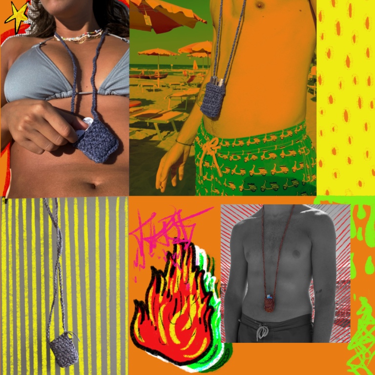 accendino airpods crochet